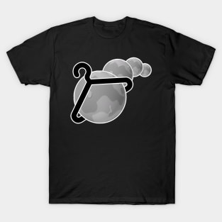 Cosmic Tees Gray Logo 2 T-Shirt